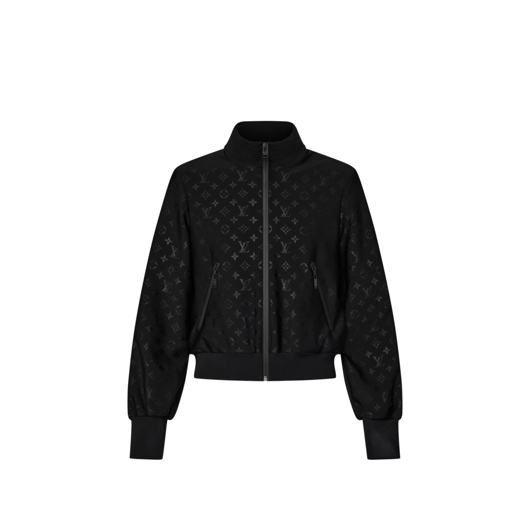 Embossed Monogram Zip-Up Jacket - Ready-to-Wear 1AJQZL | LOUIS VUITTON
